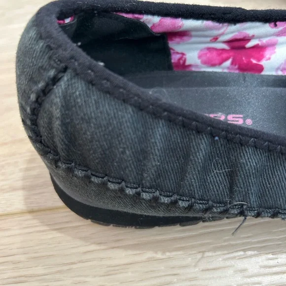 Skechers Shoes Womens Sz 7.5 Jaywalk Slip On Black Comfort Round Toe Wedge - Picture 10 of 10